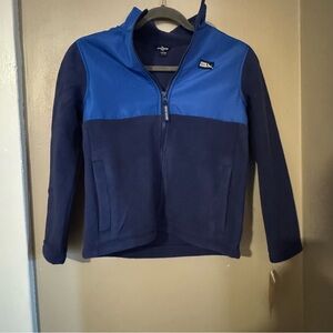 Eddie Bauer Blue and Navy Full-Zip Jacket